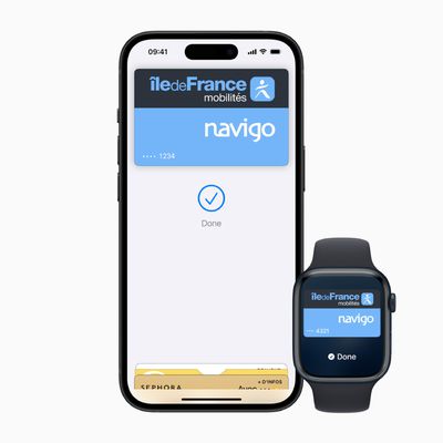 Apple Wallet Paris Navigo Transit Card