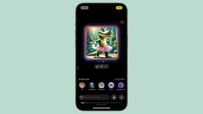 ios 18 2 image playground crocodile